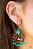 Paparazzi "Western Wonder" Copper Earrings Paparazzi Jewelry