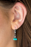Paparazzi "Whimsically Western" Blue Necklace & Earring Set Paparazzi Jewelry