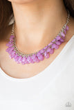 Paparazzi "Next In SHINE" Purple Necklace & Earring Set Paparazzi Jewelry