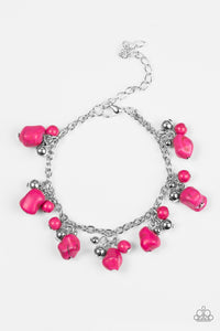 Paparazzi VINTAGE VAULT "Mountain Mamba" Pink Bracelet Paparazzi Jewelry