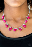 Paparazzi VINTAGE VAULT "Rocky Mountain Magnificence" Pink Necklace & Earring Set Paparazzi Jewelry