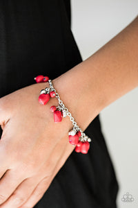 Paparazzi VINTAGE VAULT "Mountain Mamba" Red Bracelet Paparazzi Jewelry