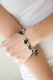 Paparazzi VINTAGE VAULT "Mountain Mamba" Black Bracelet Paparazzi Jewelry