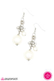 Paparazzi "A Cinderella Story" White Earrings Paparazzi Jewelry