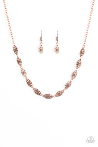 Paparazzi "Daisy Dream" Copper Necklace & Earring Set Paparazzi Jewelry