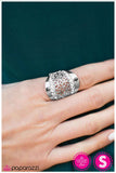 Paparazzi "Fancy Framework - Silver" ring Paparazzi Jewelry