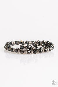 Paparazzi "Sink or Shimmer" Black Bracelet Paparazzi Jewelry