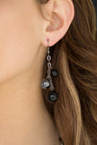 Paparazzi "Radiant Renegade" Black Necklace & Earring Set Paparazzi Jewelry