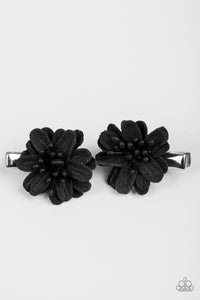 Paparazzi "The Love Bud" Black Hair Clip Paparazzi Jewelry