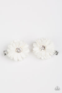 Paparazzi "Daisy Darling" White Hair Clip Paparazzi Jewelry