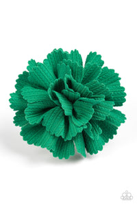 Paparazzi "Heavy Petal" Green Flower Hairband Clip Paparazzi Jewelry