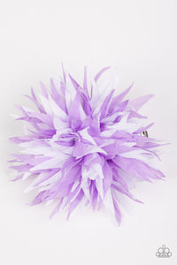 Paparazzi "Blooming Beaches" Purple Hair Clip Paparazzi Jewelry