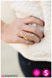 Paparazzi "Lost In the Maze" Gold Ring Paparazzi Jewelry