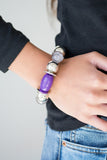 Paparazzi "Bay After Bay" Purple Bracelet Paparazzi Jewelry