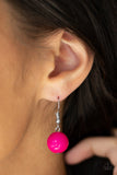 Paparazzi VINTAGE VAULT "South Shore Sensation" Pink Necklace & Earring Set Paparazzi Jewelry