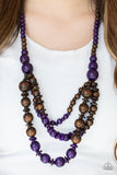 Paparazzi "Rio Rainbows" Purple Necklace & Earring Set Paparazzi Jewelry