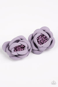 Paparazzi "Cute as a Bud" Purple Hair Clip Paparazzi Jewelry