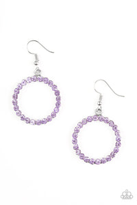 Paparazzi "Bubblicious" Purple Earrings Paparazzi Jewelry