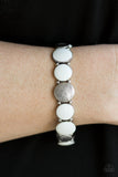 Paparazzi "Bubble Blast" White Bracelet Paparazzi Jewelry