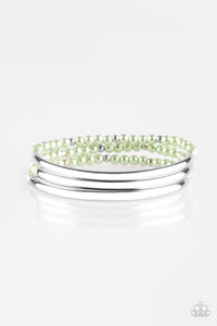 Paparazzi "City Pretty" Green Bracelet Paparazzi Jewelry