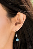 Paparazzi "Peaceful Plains" FASHION FIX Blue Necklace & Earring Set Paparazzi Jewelry