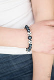 Paparazzi "Pearls and Parlors" Blue Bracelet Paparazzi Jewelry