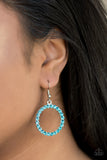 Paparazzi "Bubblicious" Blue Earrings Paparazzi Jewelry