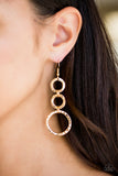 Paparazzi "Radical Revolution" Gold Earrings Paparazzi Jewelry