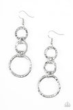 Paparazzi "Radical Revolution" Silver Earrings Paparazzi Jewelry