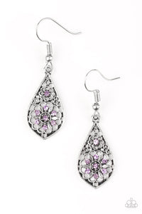 Paparazzi "Spring Sparkle" Purple Earrings Paparazzi Jewelry