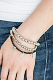 Paparazzi VINTAGE VAULT "Seafaring Adventure" Silver Bracelet Paparazzi Jewelry