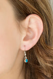 Paparazzi "Boho Botanical" Blue Necklace & Earring Set Paparazzi Jewelry
