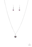 Paparazzi "Boho Botanical" Purple Necklace & Earring Set Paparazzi Jewelry