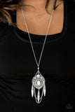 Paparazzi "Cactus Canyon" White Necklace & Earring Set Paparazzi Jewelry