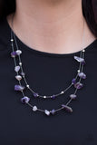 Paparazzi "Pebble Posh" Purple Necklace & Earring Set Paparazzi Jewelry