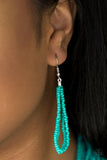 Paparazzi "Summer Samba" Blue Necklace & Earring Set Paparazzi Jewelry