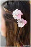 Paparazzi "Dear John" White Hair Clip Paparazzi Jewelry