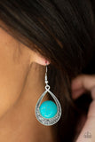 Paparazzi "Richly Rio Rancho" Blue Earrings Paparazzi Jewelry