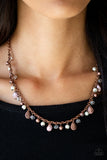 Paparazzi VINTAGE VAULT "Spring Sophistication" Copper Necklace & Earring Set Paparazzi Jewelry