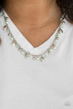 Paparazzi VINTAGE VAULT "Spring Sophistication" Green Necklace & Earring Set Paparazzi Jewelry