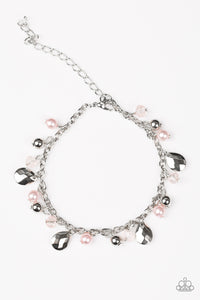 Paparazzi "Modestly Midsummer" Pink Bracelet Paparazzi Jewelry