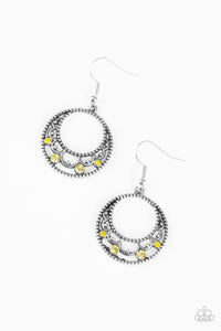 Paparazzi "Colorfully Carefree" Yellow Earrings Paparazzi Jewelry