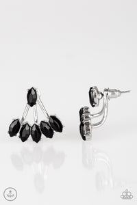 Paparazzi "Chicly Carnivalesque" Black Post Earrings Paparazzi Jewelry