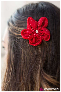 Paparazzi "Young At Heart" Red Hair Clip Paparazzi Jewelry