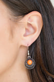 Paparazzi "Stylishly Saharan" Orange Earrings Paparazzi Jewelry