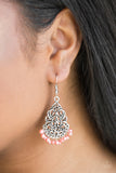 Paparazzi "BAROQUE The Bank" Orange Earrings Paparazzi Jewelry