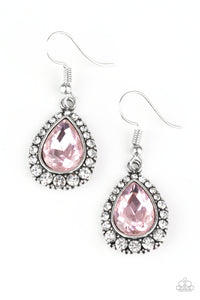 Paparazzi "Ready, Set, GLOW!" Pink Earrings Paparazzi Jewelry