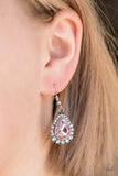 Paparazzi "Ready, Set, GLOW!" Pink Earrings Paparazzi Jewelry