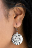 Paparazzi "Texture Tribute" Silver Earrings Paparazzi Jewelry