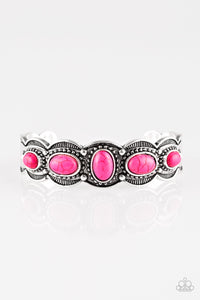 Paparazzi "Desert Farer" Pink Bracelet Paparazzi Jewelry